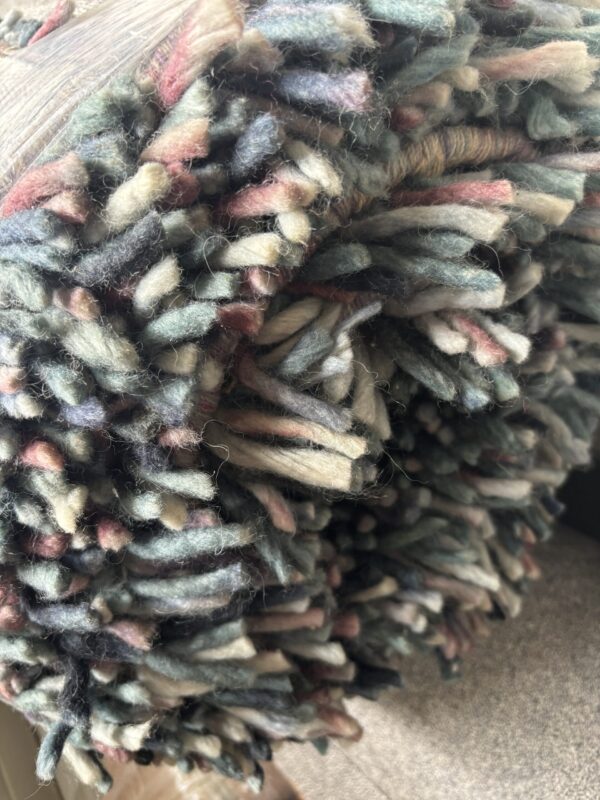 (n)Brinker Angora Teal Blue  XXXL afmetingen 240 x 340 cm  ( Laatste 2 ) van € 2198-, voor € 599-, - Afbeelding 4