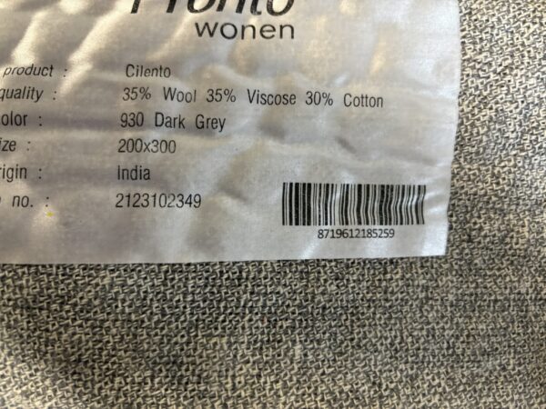 (n)Loop 170 x 240 cm Dark/Grey  Wol / Katoen  van € 789-, voor € 249-, - Afbeelding 7