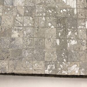 Koeienhuid lapjes 150 x 200 cm Champagne zilver van € 499-, voor € 299-,