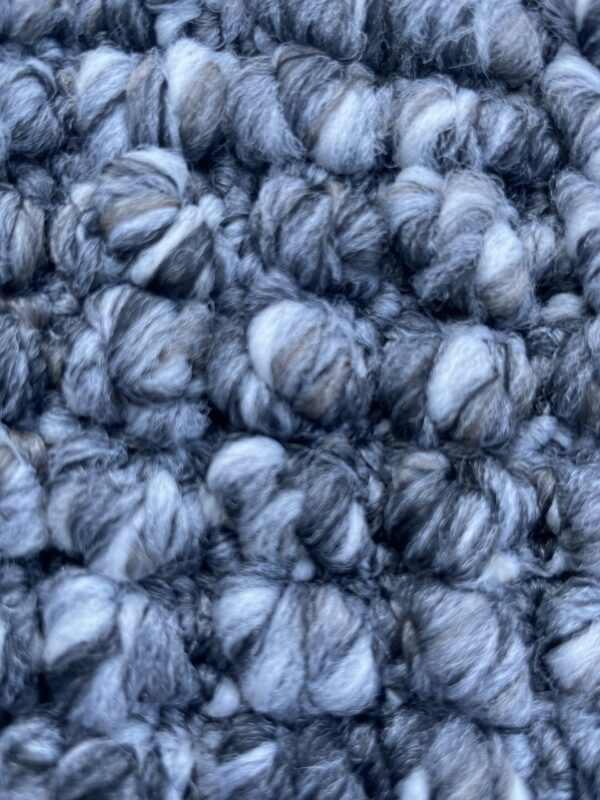 (g)Vloerkleed Pebble Grey  170 x 230 cm wol look a like
