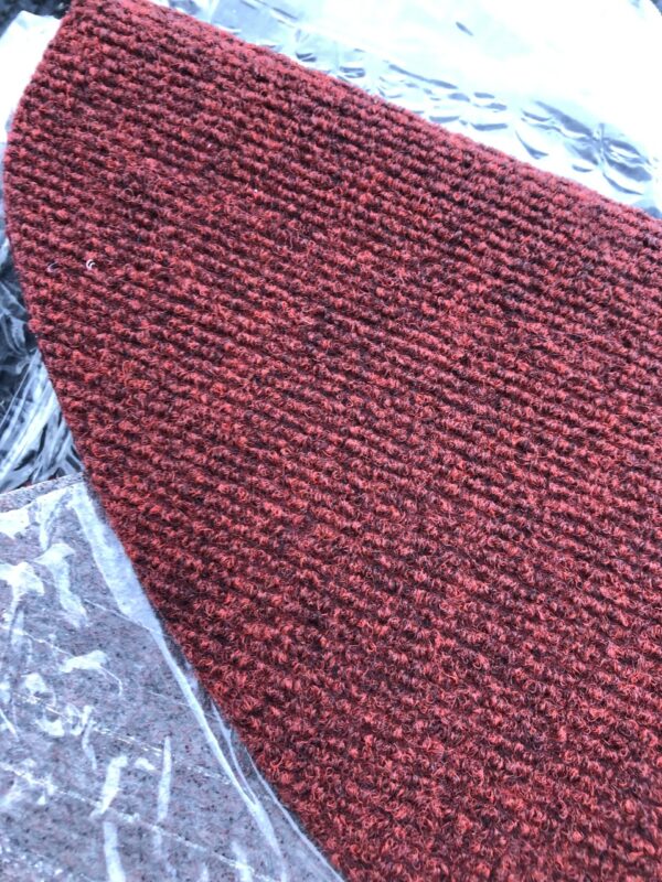 (v)Trapmatten (halve maantjes ) traptreden naaldvilt , set van 15 stuks kleur: Rood  - Afbeelding 3