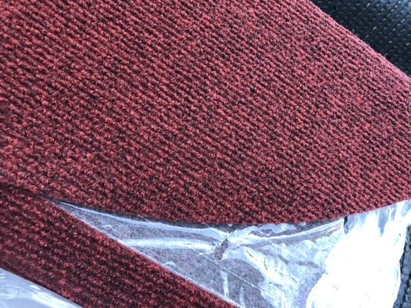 (v)Trapmatten (halve maantjes ) traptreden naaldvilt , set van 15 stuks kleur: Rood  - Afbeelding 4