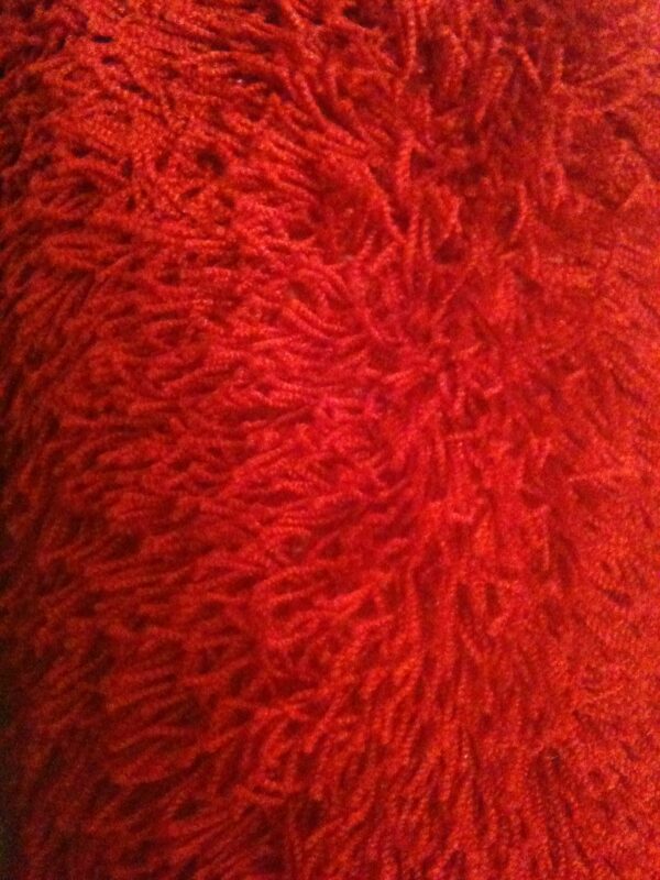 (g) hoogplog karpet rood  170 x 230 cm