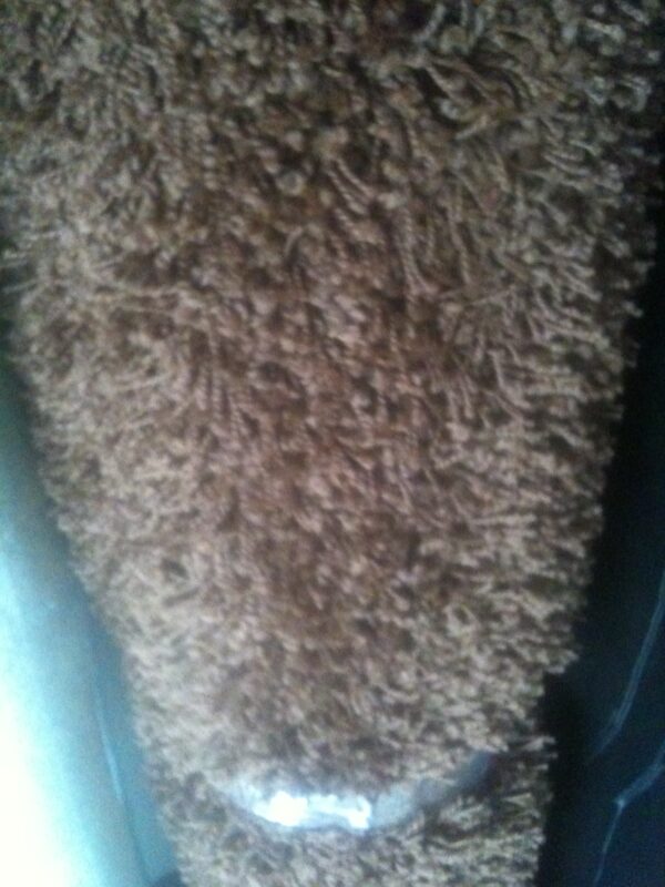 Hoogpolig karpet 170 x 230 cm Bruin - Afbeelding 2
