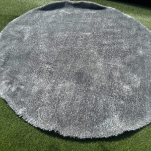 (n) Rond vloerkleed Brinker Puglia Gardenia Silver/Grey 200 cm rond Diamater van € 399-, voor € 175-,