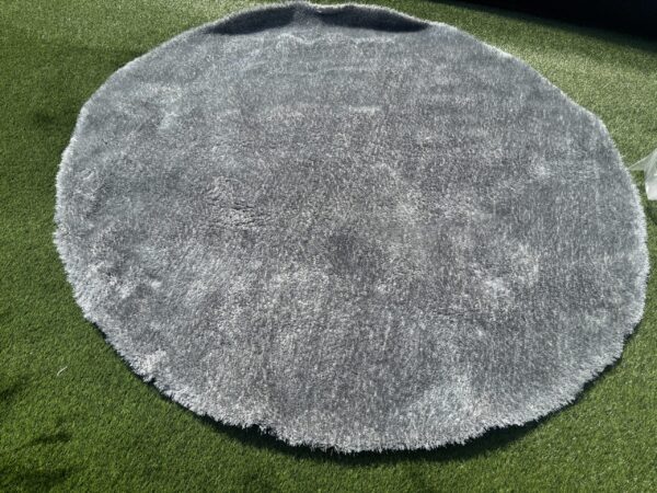 (n) Rond vloerkleed Brinker Puglia Gardenia Silver/Grey 200 cm rond Diamater van € 399-, voor € 175-,
